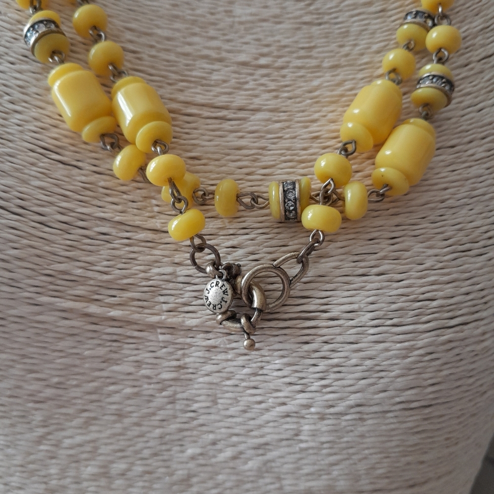 J. Crew yellow link necklace